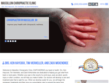 Tablet Screenshot of massillonchiropractic.com